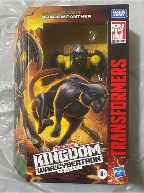 Hasbro Transformers Shadow Panther Figure - Black & Yellow Accents